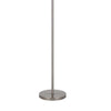 Floor Lamp with LED Torchiere | Touch Dimmer | 70" Brushed Steel