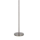 Floor Lamp with LED Torchiere | Touch Dimmer | 70" Brushed Steel