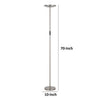 Floor Lamp with LED Torchiere | Touch Dimmer | 70" Brushed Steel
