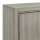 Levy Tall Dresser Chest | LED Cabinet & 3 Drawers with Shoe Rack | Gray