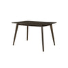 Roxy Counter Height Table | 60" Rectangular Top | Walnut Brown Wood