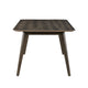 Roxy Counter Height Table | 60" Rectangular Top | Walnut Brown Wood