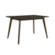 Roxy Counter Height Table | 60" Rectangular Top | Walnut Brown Wood