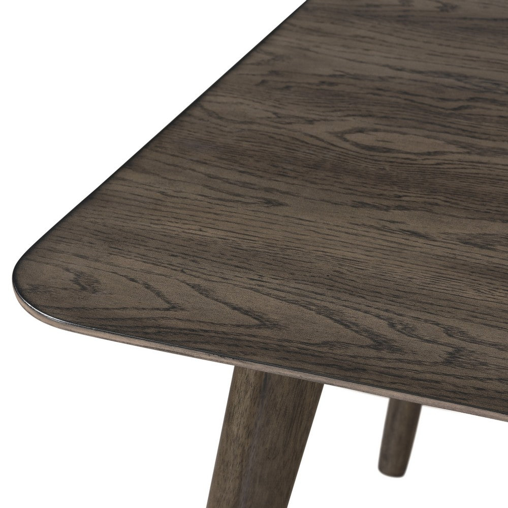 Roxy Counter Height Table | 60" Rectangular Top | Walnut Brown Wood