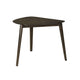 Roxy Corner Dining Table | 35" Triangular Shape | Walnut Brown Wood