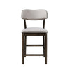 Roxy Counter Height Chair Set of 2 | Open Back | Foam Fill Cream Polyester