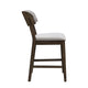 Roxy Counter Height Chair Set of 2 | Open Back | Foam Fill Cream Polyester