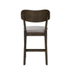 Roxy Counter Height Chair Set of 2 | Open Back | Foam Fill Cream Polyester