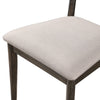 Roxy Counter Height Chair Set of 2 | Open Back | Foam Fill Cream Polyester
