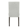 Risa Dining Side Chair Set of 2 | Memory Foam Fill Polyester | Brown & Gray