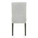 Risa Dining Side Chair Set of 2 | Memory Foam Fill Polyester | Brown & Gray