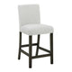 Risa Counter Height Side Chair Set of 2 | Stone Gray Polyester Memory Foam