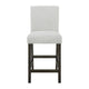 Risa Counter Height Side Chair Set of 2 | Stone Gray Polyester Memory Foam