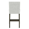 Risa Counter Height Side Chair Set of 2 | Stone Gray Polyester Memory Foam