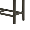 Risa Counter Height Bench | Gray Polyester Memory Foam Seat | Brown 40"