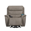 Folu Power Lift Recliner Chair with Heat & Massage | Gray Polyester Blend