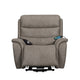 Folu Power Lift Recliner Chair with Heat & Massage | Gray Polyester Blend