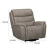 Folu Power Lift Recliner Chair with Heat & Massage | Gray Polyester Blend