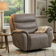 Folu Power Lift Recliner Chair with Heat & Massage | Gray Polyester Blend
