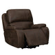 Talo Power Lift Recliner Chair with Heat & Massage | Brown Faux Leather