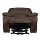 Talo Power Lift Recliner Chair with Heat & Massage | Brown Faux Leather