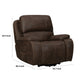 Talo Power Lift Recliner Chair with Heat & Massage | Brown Faux Leather