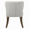 Dea Dining Side Chair Set of 2 | Wingback Gray Chenille | Walnut Brown