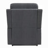 Jea Power Recliner Armchair with Lift Heating Massage | Gray Chenille Fabric