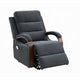 Jea Power Recliner Armchair with Lift Heating Massage | Gray Chenille Fabric
