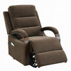 Jea Power Recliner with Stand Lift | Heating & Massage | Brown Chenille