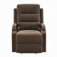 Jea Power Recliner with Stand Lift | Heating & Massage | Brown Chenille