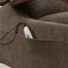 Jea Power Recliner with Stand Lift | Heating & Massage | Brown Chenille