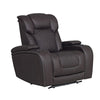 Pija Power Motion Recliner with Storage | USB & LED Lighting | Dark Gray