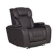 Pija Power Motion Recliner with Storage | USB & LED Lighting | Dark Gray