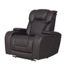 Pija Power Motion Recliner with Storage | USB & LED Lighting | Dark Gray