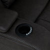 Pija Power Motion Recliner with Storage | USB & LED Lighting | Dark Gray