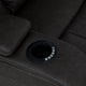 Pija Power Motion Recliner with Storage | USB & LED Lighting | Dark Gray