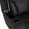 Pija Power Motion Recliner with Storage | USB & LED Lighting | Dark Gray