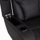 Pija Power Motion Recliner with Storage | USB & LED Lighting | Dark Gray
