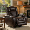 Pija Power Motion Recliner with Storage | USB & LED Lighting | Dark Gray