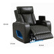 Neja Power Motion Recliner Chair | LED and USB | Dark Gray Faux Leather