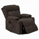 Leu Power Motion Recliner Chair with Lift | Wide Tufting | Brown Linen