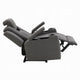 Jeju Power Motion Recliner with Power Headrest | LED | Gray Faux Leather