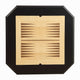 Boen Backgammon Game Table | 1 Drawer | 28" Top | Black Turned Base