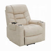 Aira Power Lift Recliner Chair | Heat & Massage Functions | Ivory Microfiber