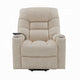 Aira Power Lift Recliner Chair | Heat & Massage Functions | Ivory Microfiber