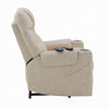 Aira Power Lift Recliner Chair | Heat & Massage Functions | Ivory Microfiber