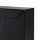 LED Fireplace with Timer | Adjustable Brightness | Black Mirrored Glass 47"