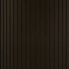 Jeh Side End Table | Faux Marble Top | Metal Trim | Fluted Brown Wood 20"