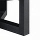 Kia Coffee Table | Round Marble Top & Three Leg Wood Base | Black 32"